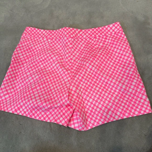 Lilly Pulitzer High Waist Pink and White Shorts - Picture 9 of 9